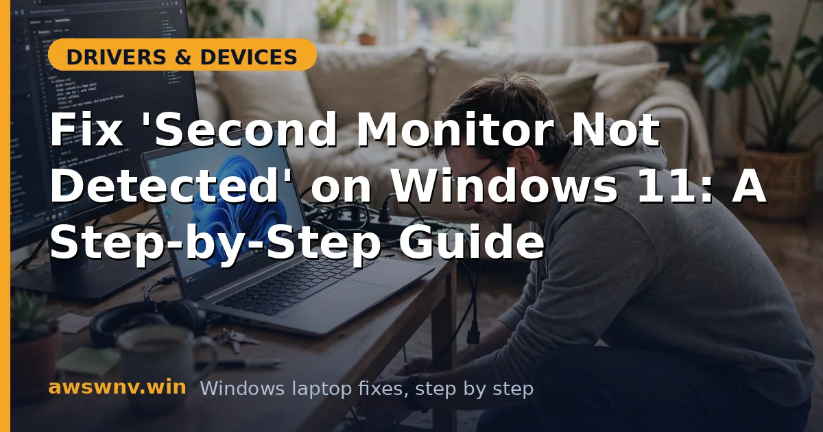 Fix 'Second Monitor Not Detected' on Windows 11: A Step-by-Step Guide