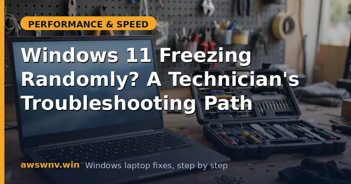 Windows 11 Freezing Randomly? A Technician's Troubleshooting Path