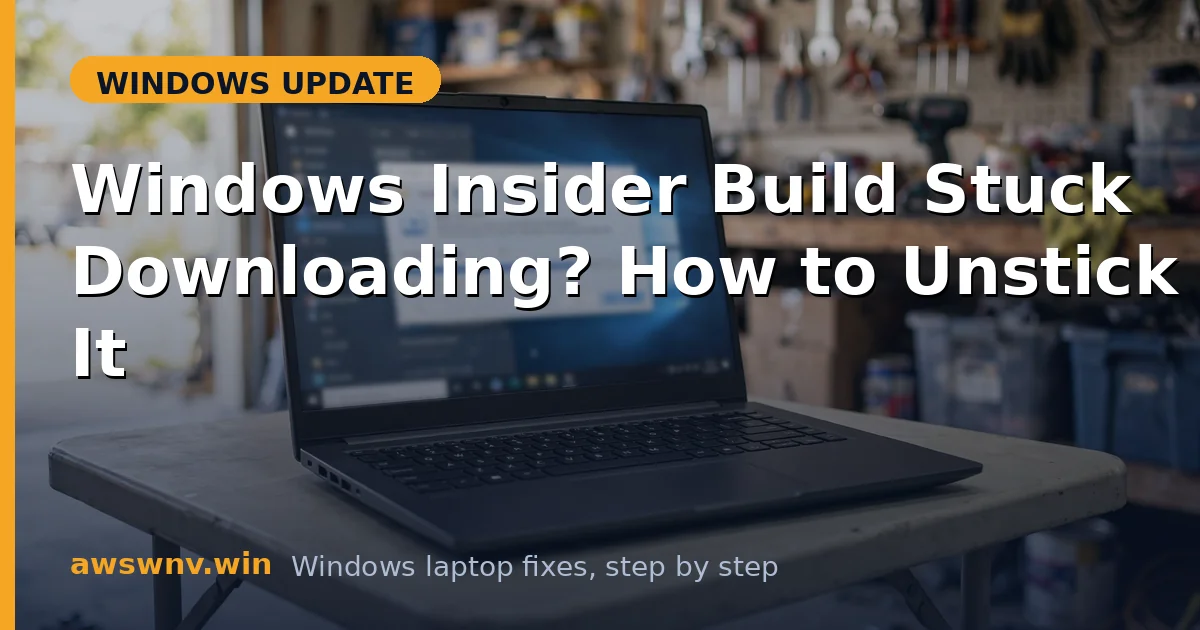 Windows Insider Build Stuck Downloading? How to Unstick It