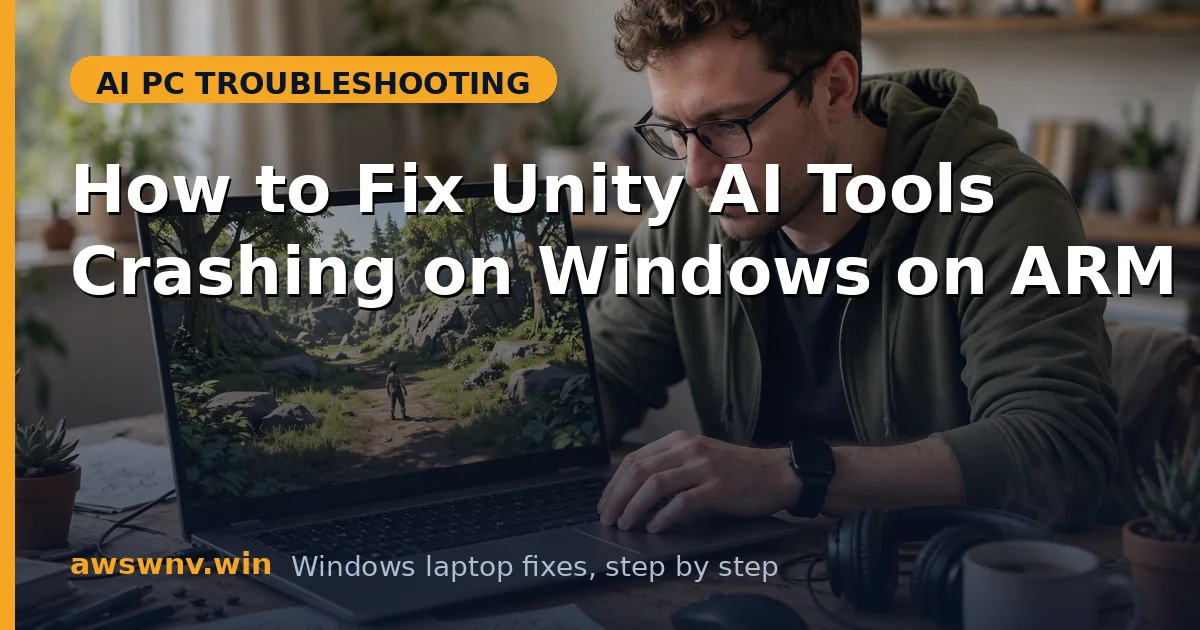How to Fix Unity AI Tools Crashing on Windows on ARM