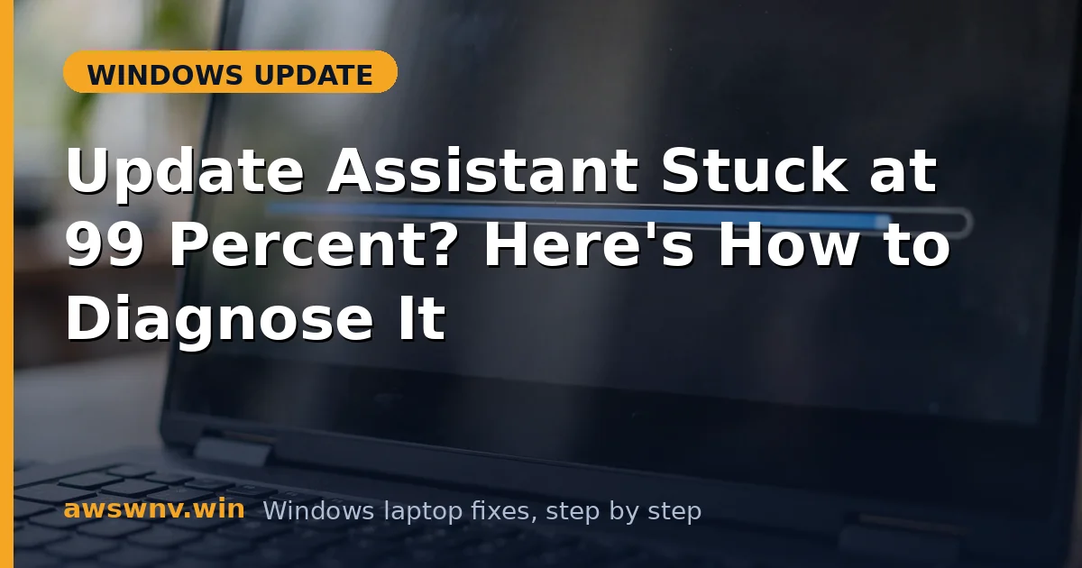 Update Assistant Stuck at 99 Percent? Here's How to Diagnose It