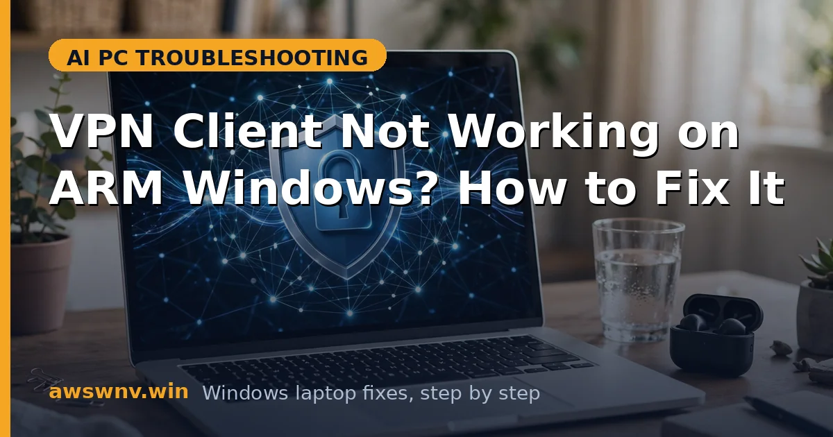 VPN Client Not Working on ARM Windows? How to Fix It