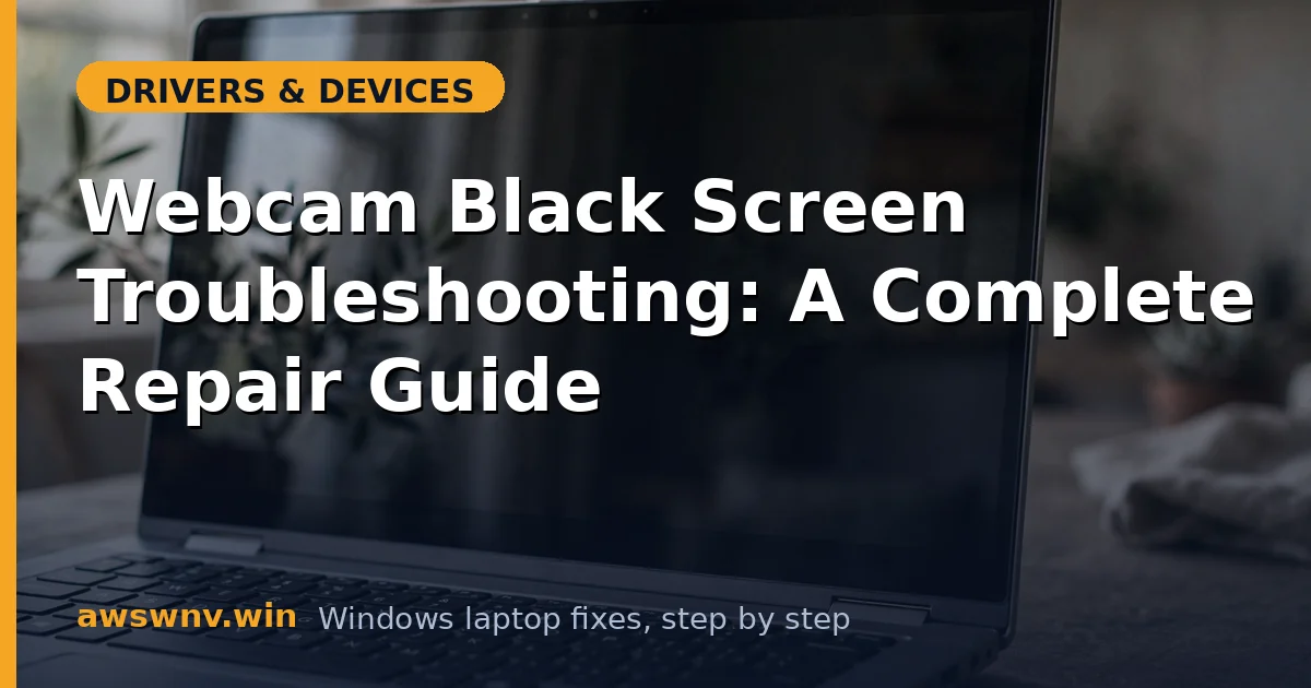 Webcam Black Screen Troubleshooting: A Complete Repair Guide