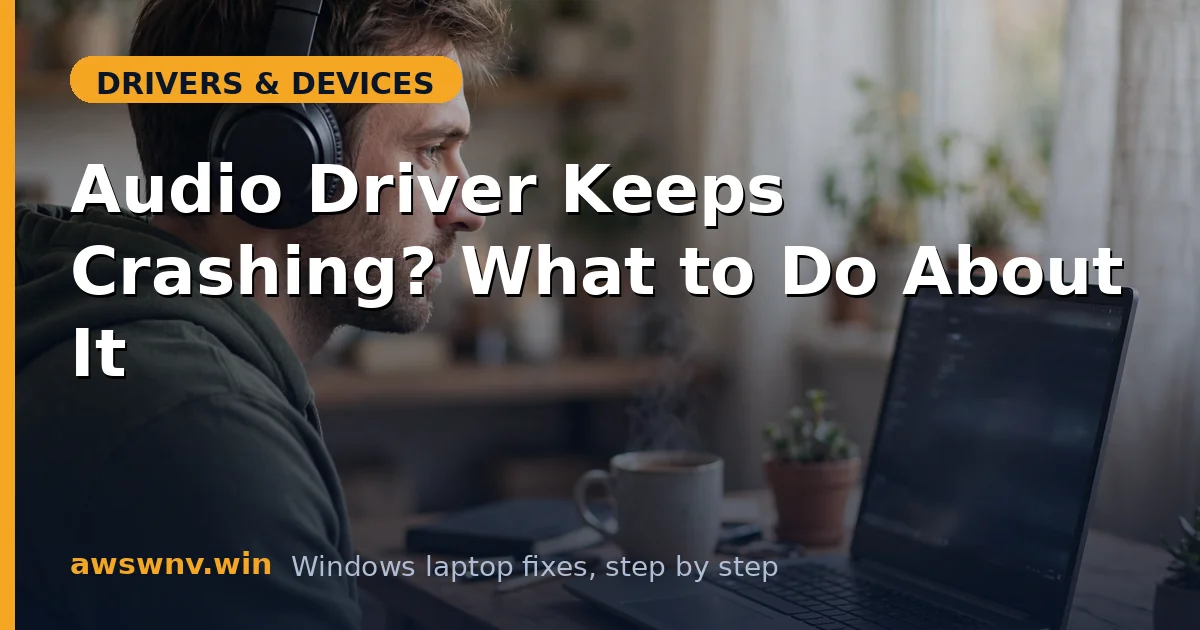 Audio Driver Keeps Crashing? What to Do About It