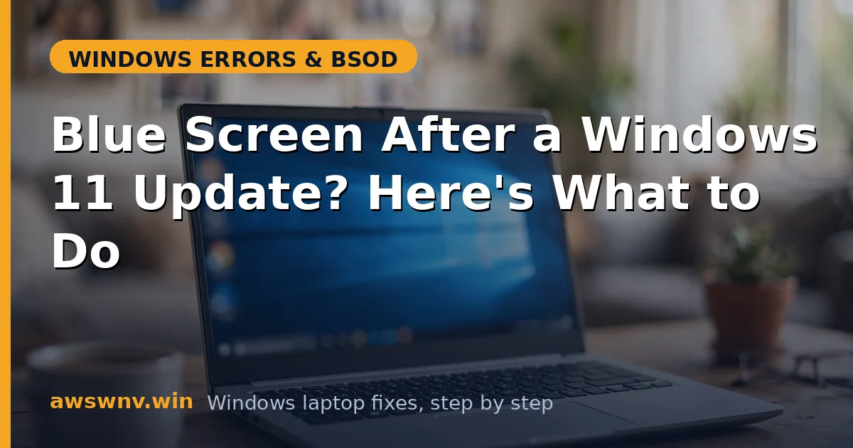 Blue Screen After a Windows 11 Update? Here's What to Do