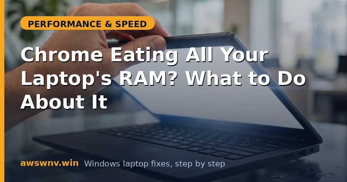 Chrome Eating All Your Laptop's RAM? What to Do About It