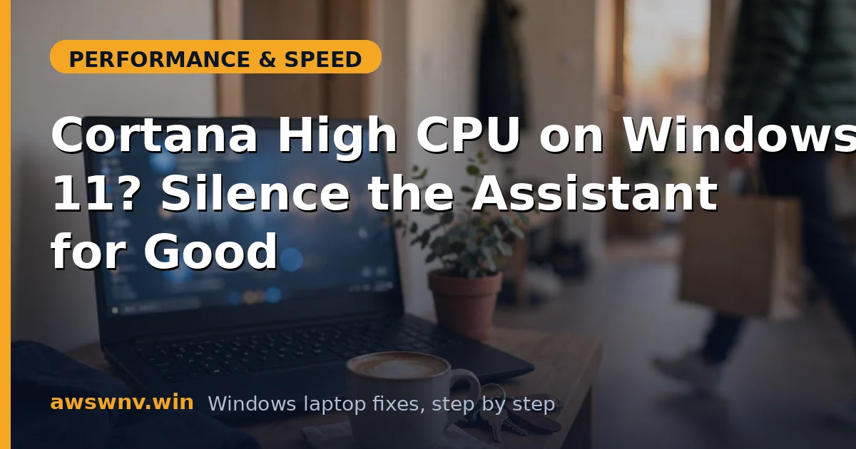 Cortana High CPU on Windows 11? Silence the Assistant for Good