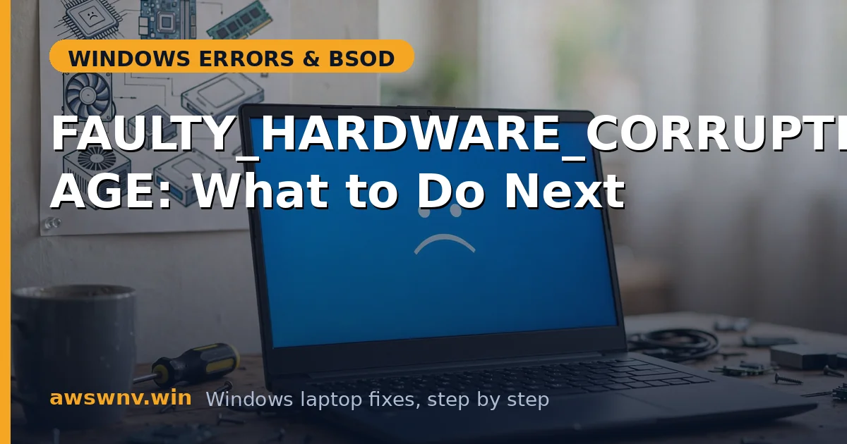 FAULTY_HARDWARE_CORRUPTED_PAGE: What to Do Next
