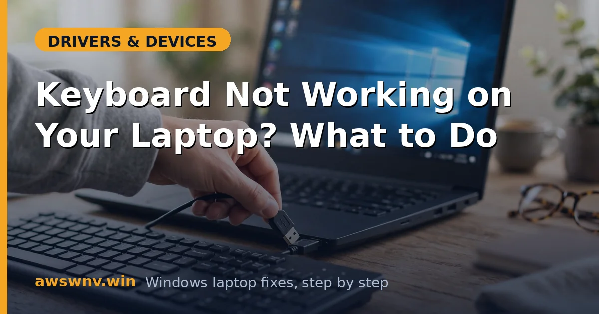 Keyboard Not Working on Your Laptop? What to Do