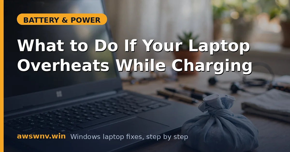 What to Do If Your Laptop Overheats While Charging