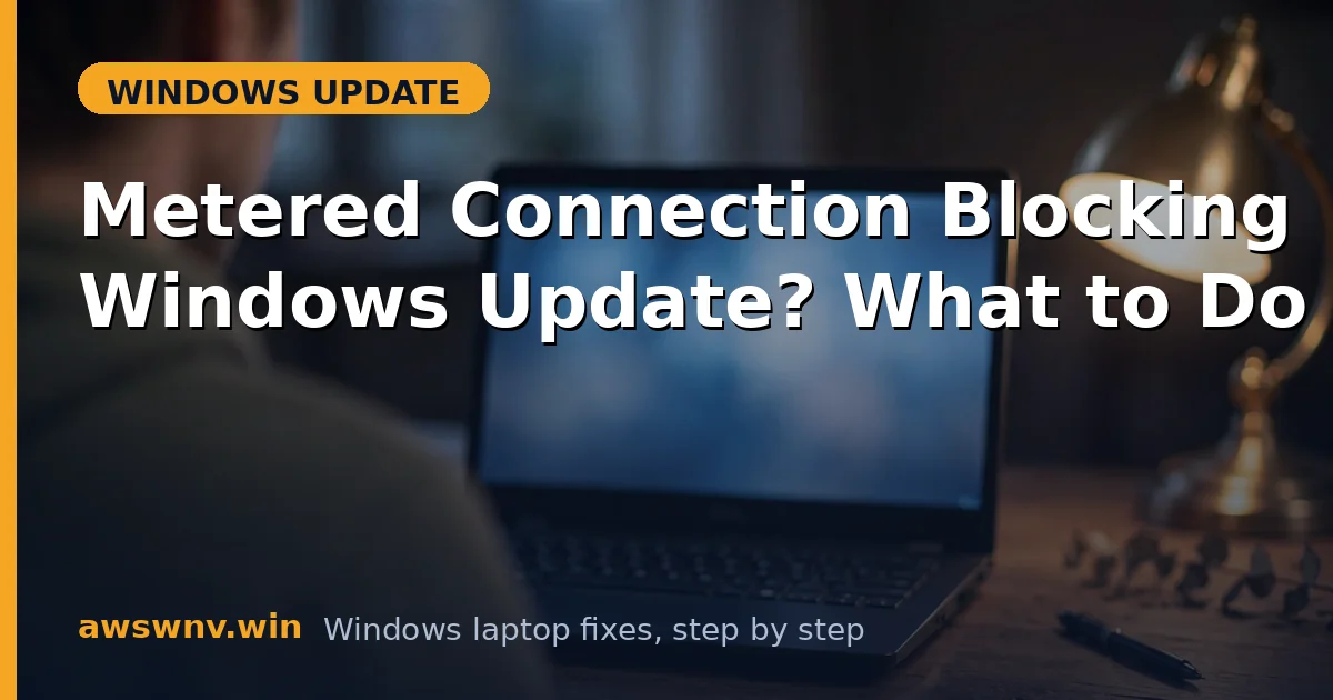 Metered Connection Blocking Windows Update? What to Do