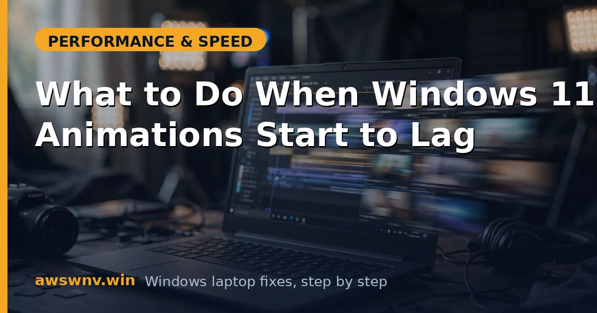 What to Do When Windows 11 Animations Start to Lag