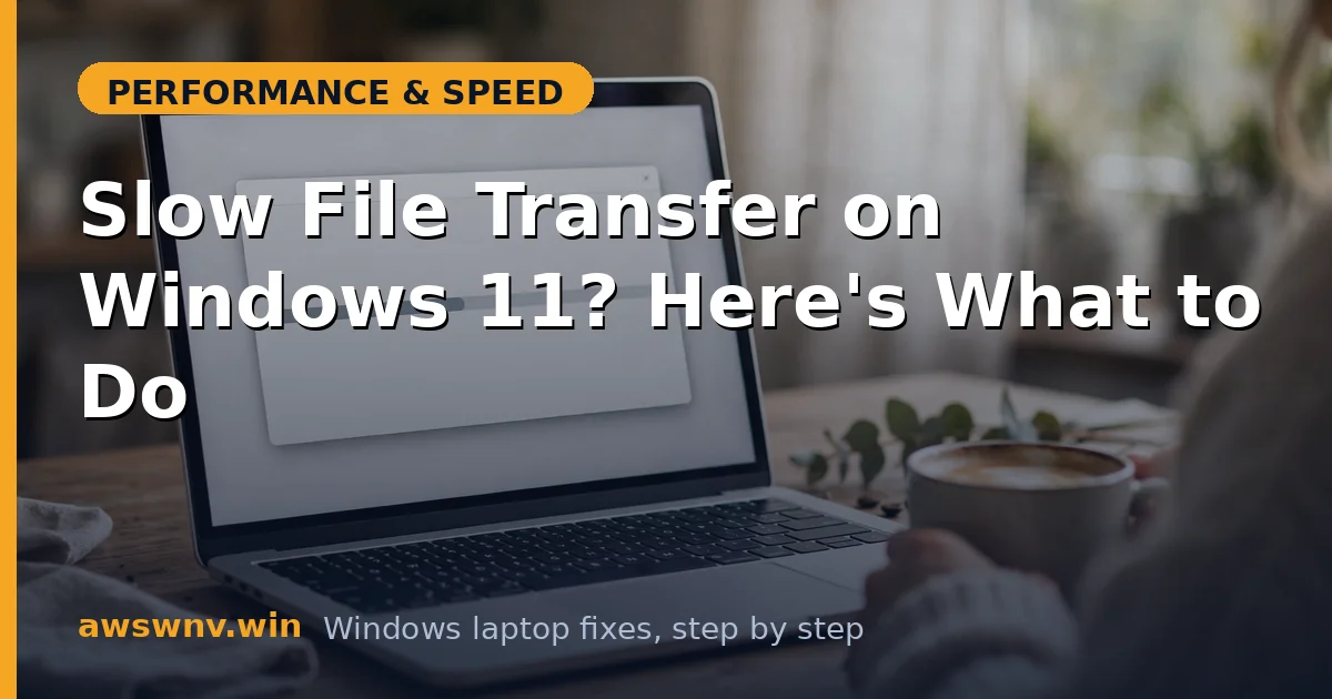 Slow File Transfer on Windows 11? Here's What to Do