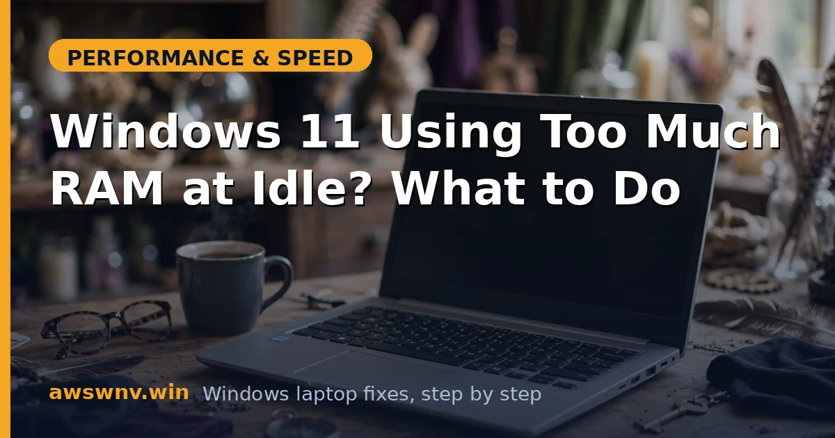 Windows 11 Using Too Much RAM at Idle? What to Do