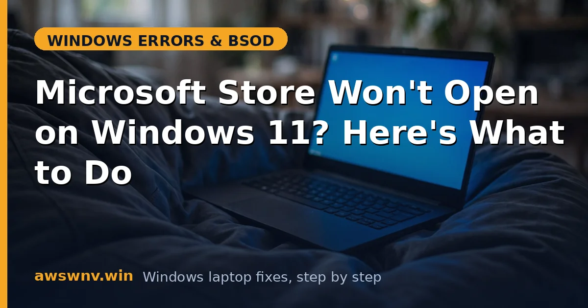 Microsoft Store Won't Open on Windows 11? Here's What to Do