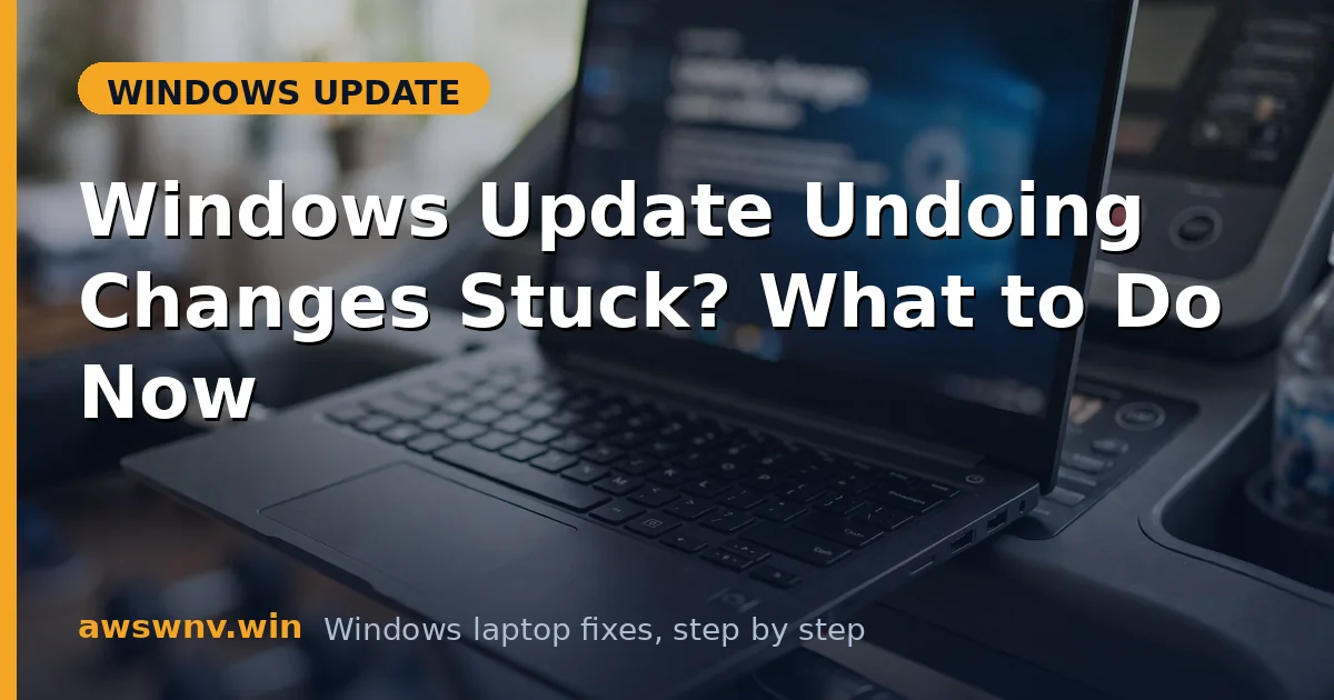 Windows Update Undoing Changes Stuck? What to Do Now