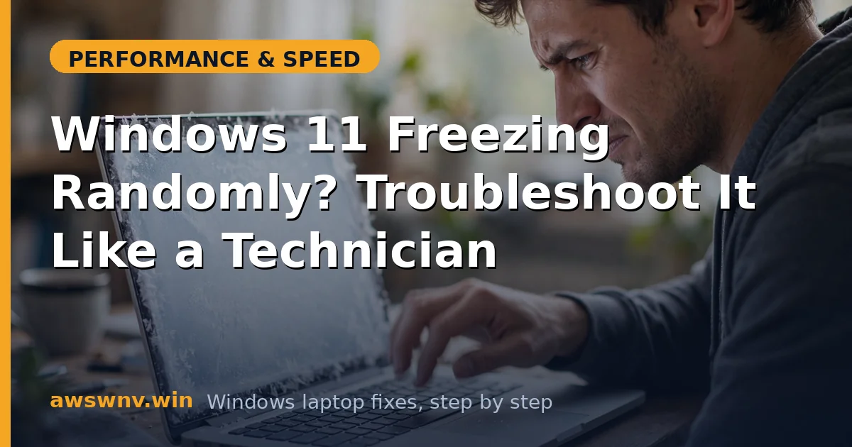 Windows 11 Freezing Randomly? Troubleshoot It Like a Technician