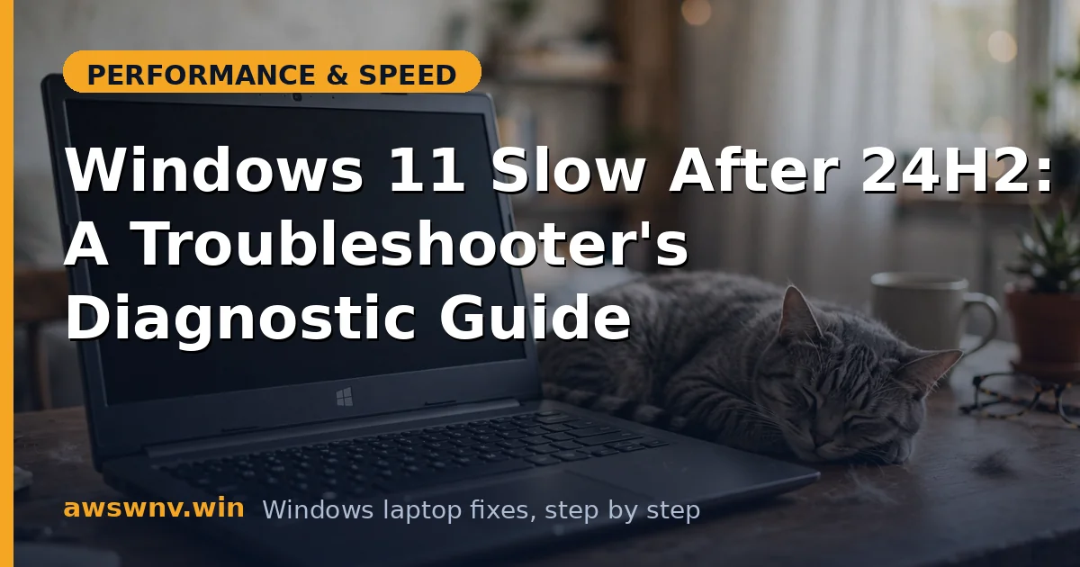 Windows 11 Slow After 24H2: A Troubleshooter's Diagnostic Guide
