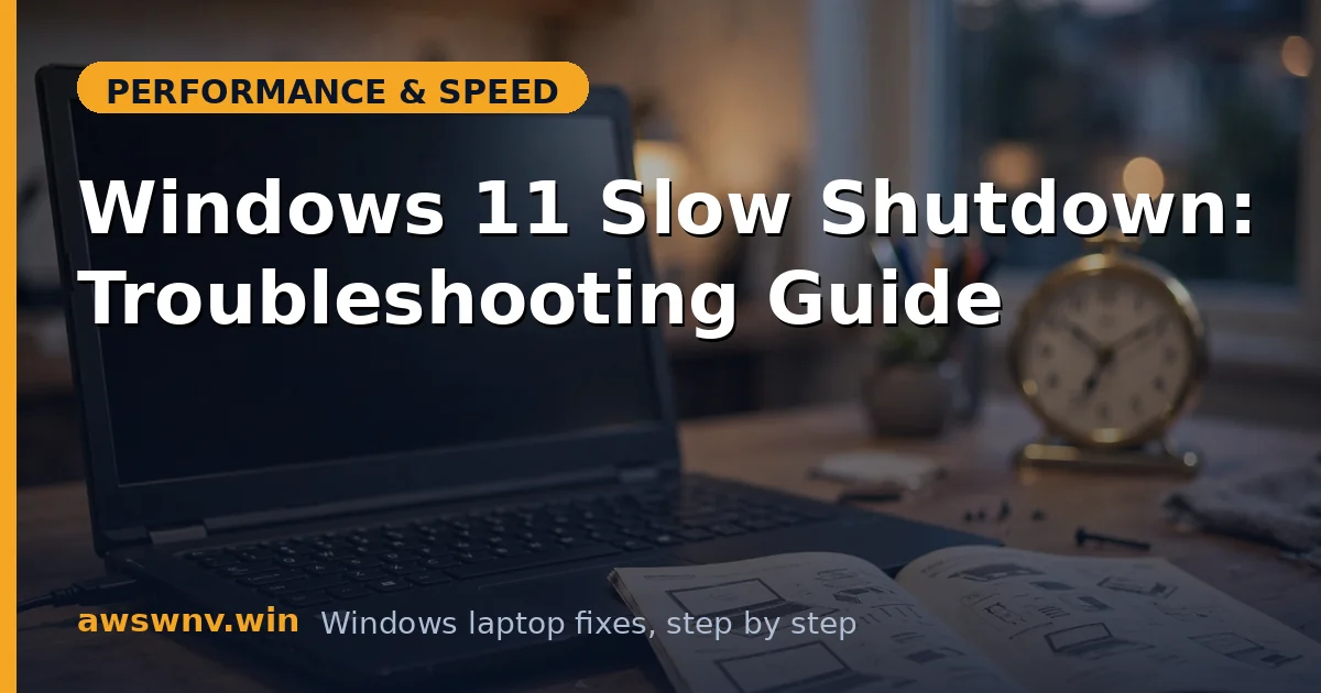 Windows 11 Slow Shutdown: Troubleshooting Guide