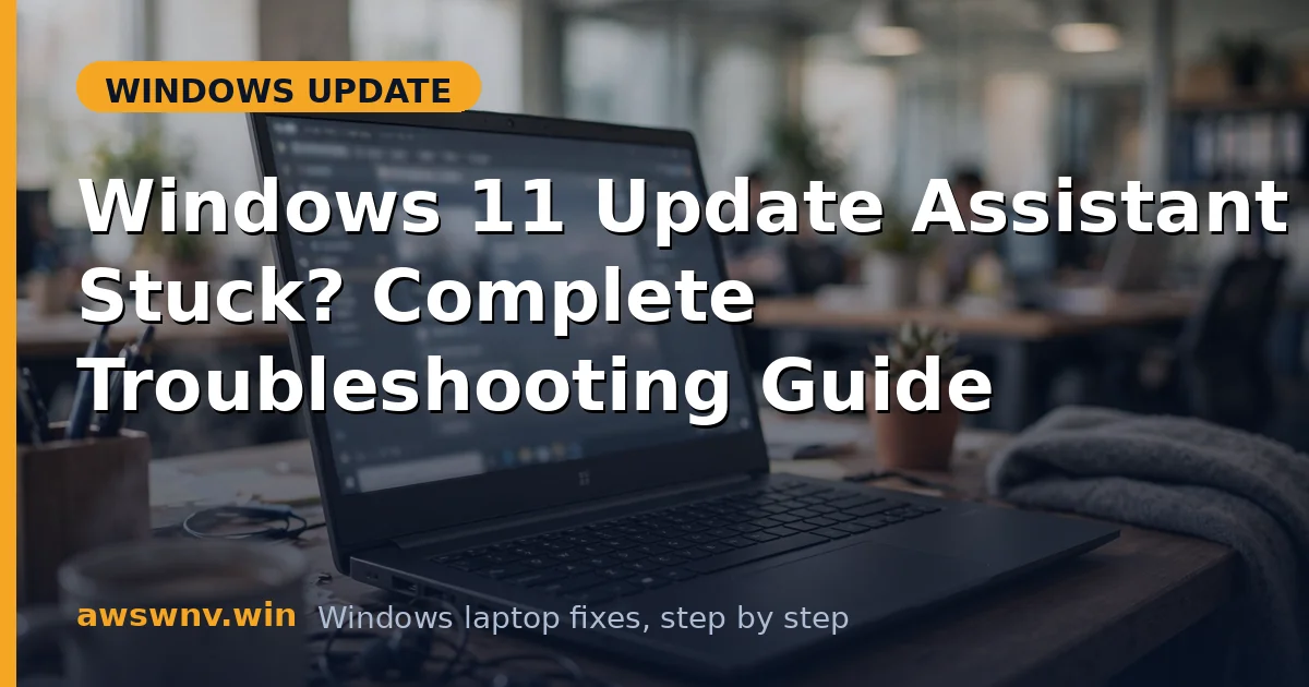 Windows 11 Update Assistant Stuck? Complete Troubleshooting Guide