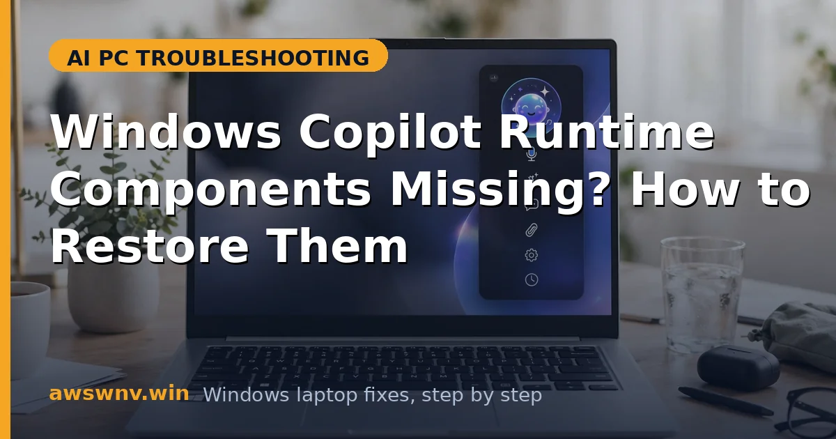 Windows Copilot Runtime Components Missing? How to Restore Them