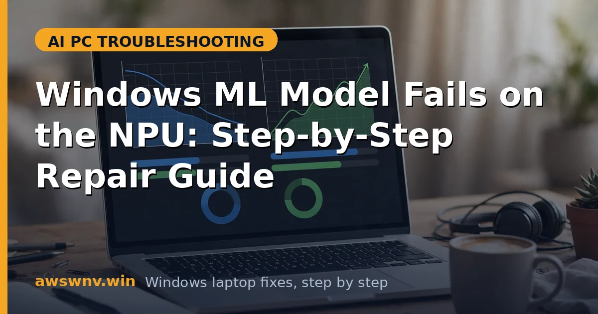 Windows ML Model Fails on the NPU: Step-by-Step Repair Guide