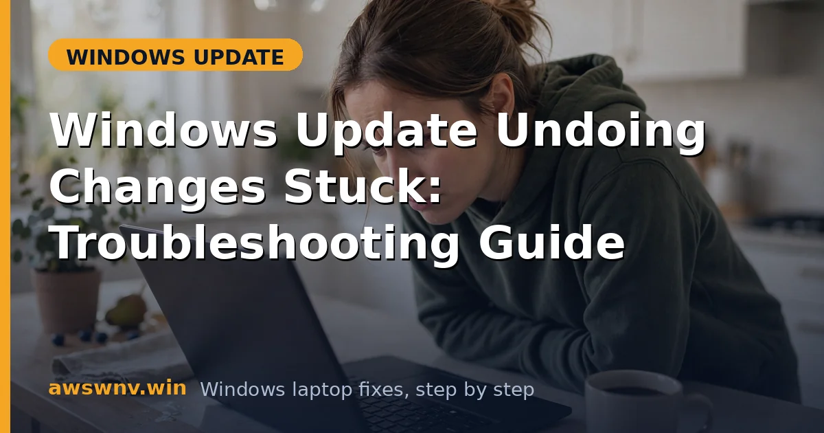 Windows Update Undoing Changes Stuck: Troubleshooting Guide