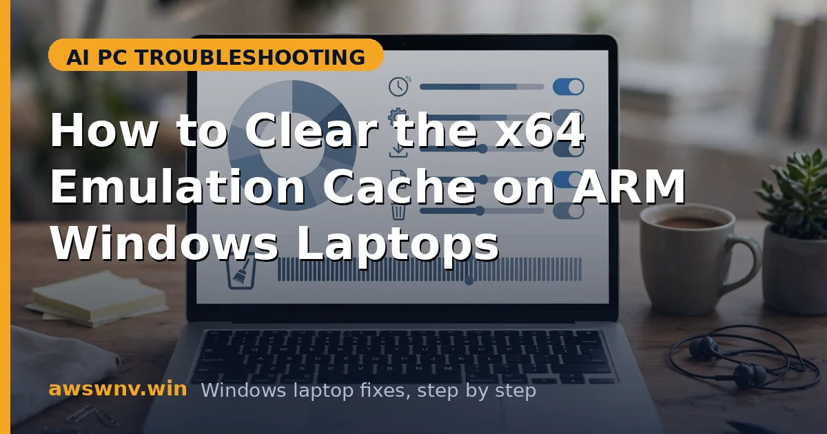 How to Clear the x64 Emulation Cache on ARM Windows Laptops