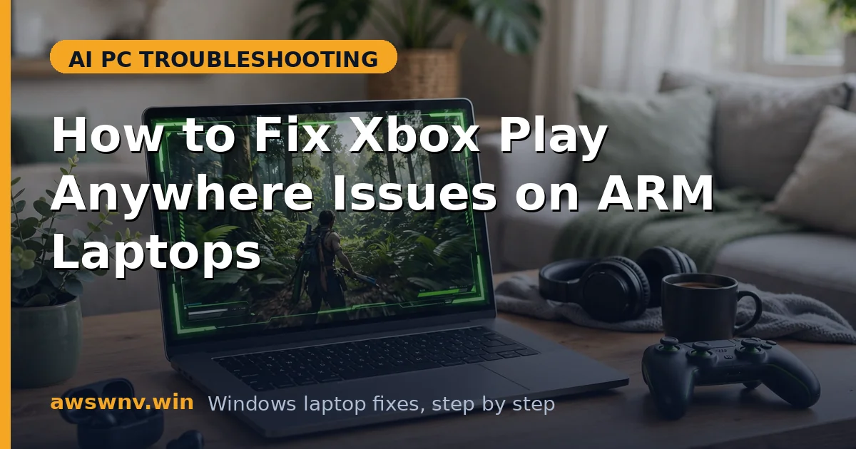 How to Fix Xbox Play Anywhere Issues on ARM Laptops