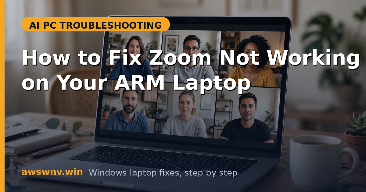 How to Fix Zoom Not Working on Your ARM Laptop
